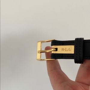 New black Ralph Lauren belt